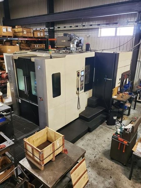 Averex HS-630I CNC Horizontal Machining Center, New 2014, Fanuc 31i, 1-Degree Index, 10,000 RPM, 2-Pallets: 24.8" x 24.8", 50 Big Plus Taper, 60 Tools, Coolant Thru, 50/60 HP