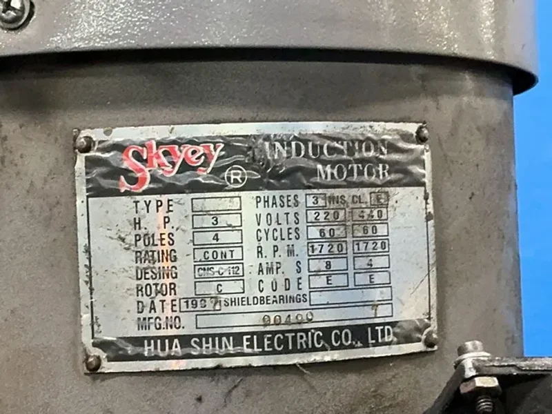 ALLIANT 9” X 42” VERTICAL MILL  -  ALLIANT 11/TMV