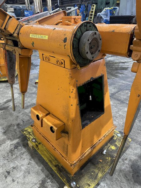 2500 LBS X 12&quot; COOPER WEYMOUTH DOUBLE END PULL-OFF COIL REEL UNCOILER: STOCK #22617