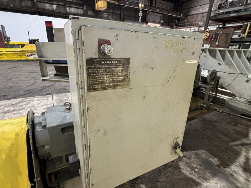 10' X 1/4" WYSONG MODEL #1025 MECHANICAL POWER SQUARING SHEAR: STOCK #21859