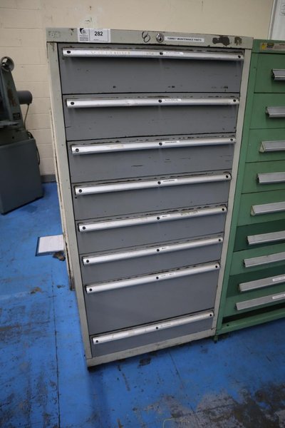 Turret Maintenance Parts and Hardware for Weidemann C3000 in 8 Drawer Cabinet- Auction Item