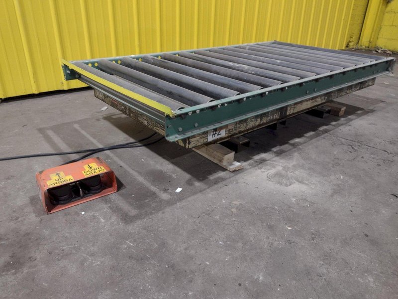 4,000 LBS X 72" X 36" GLOBE INTERNATIONAL HYDRAULIC SCISSOR LIFT TABLE, 110V: STOCK #20941