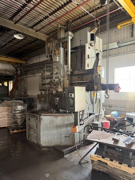 GIDDINGS &amp; LEWIS VERTICAL TURRET LATHE. STOCK # 0546726