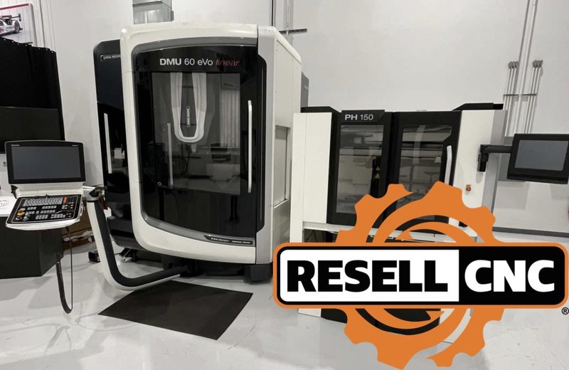 DMG Mori DMU 60 eVo Linear 5 Axis Vertical Mill with PH150 Cell