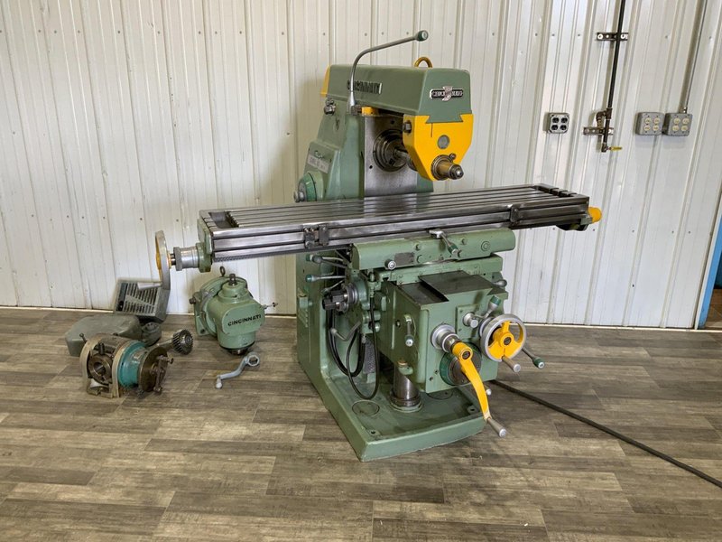 205-12 CINCINNATI CINEL 60 UNIVERSAL HORIZONTAL MILLING MACHINE: STOCK #81258