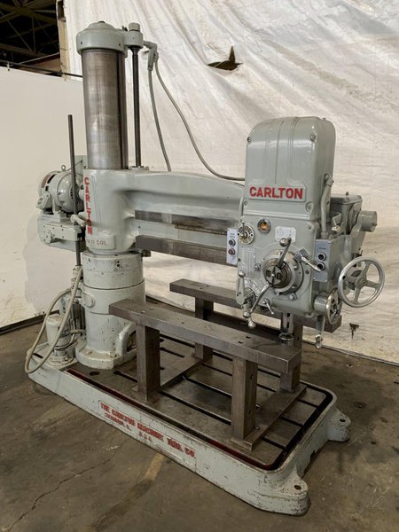 4&#039; X 11&quot; CARLTON 1A RADIAL ARM DRILL. STOCK # 0850023.