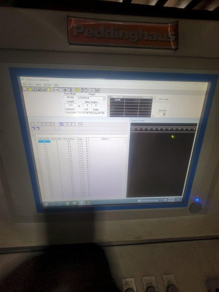 1997 Peddinghaus AFCPS 645-L Anglemaster Angle Line (#5813)