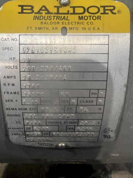 60&quot; X 30&quot; MARATHON MODEL #V-6030-HD VERTICAL CARDBOARD BALER: STOCK #20164