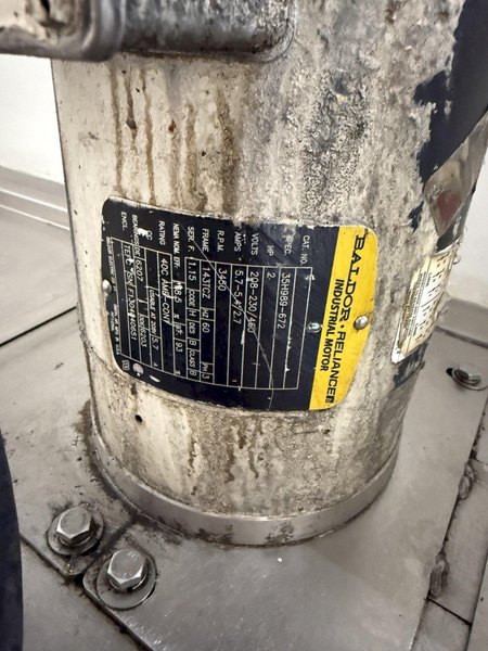 9" X 192" RANSOHOFF LEANVEYOR FOUR STAGE (WASH/RINSE/RINSE/BLOW OFF) WASHER. STOCK # 1113425.