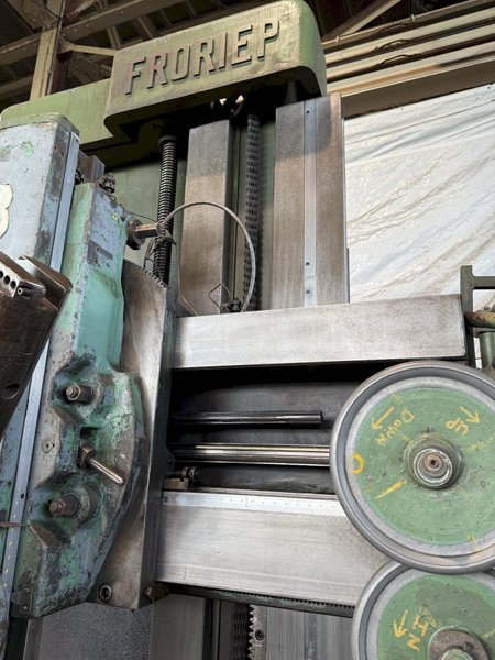48" FRORIEP 4-JAW VERTICAL TURRET LATHE. STOCK # 0667925