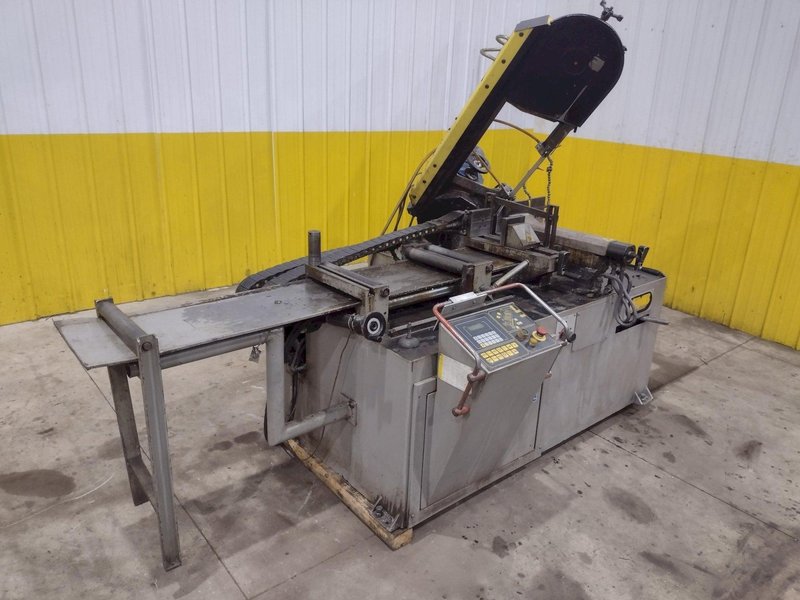 10" x 12" FMB JUPITER AUTOMATIC 60 DEGREE MITRE HORIZONTAL BANDSAW. STOCK #0655326