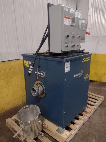 15 HP DUSTCONTROL MODEL #DC-11 &amp; RAF-1600 DUST COLLECTOR SYSTEM: STOCK #17169