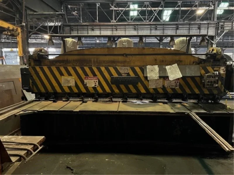 12' x 3/8" CINCINNATI MODEL #2512 MECHANICAL POWER SQUARING SHEAR: STOCK #20738