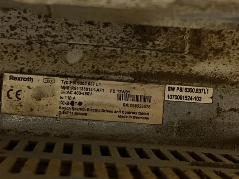 REXROTH Weld Controller WSC60-EF546-I6300-0MA34-01003-637 PARTS ONLY