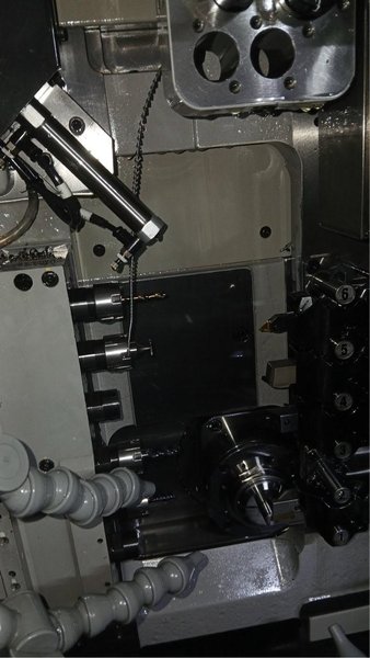 Nomura NN 32YB3, CNC Swiss Screw Machine, 2022 – LNS Alpha 538 Bar Feeder,  TRI-MIST 850 G2 Mist Collector, High Pressure Coolant, LOW HOURS