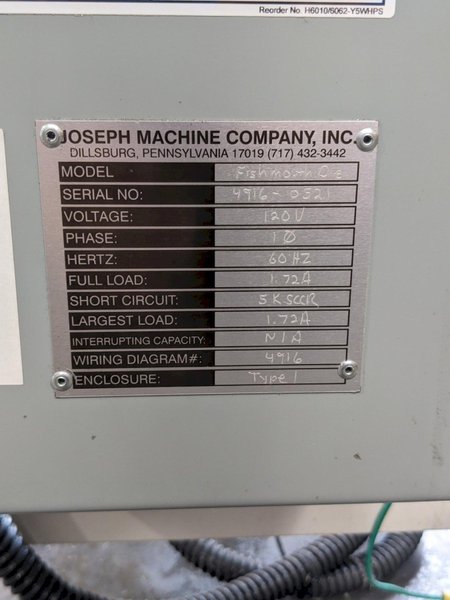 2020 Joseph Machine Co  – Window Trim Machine