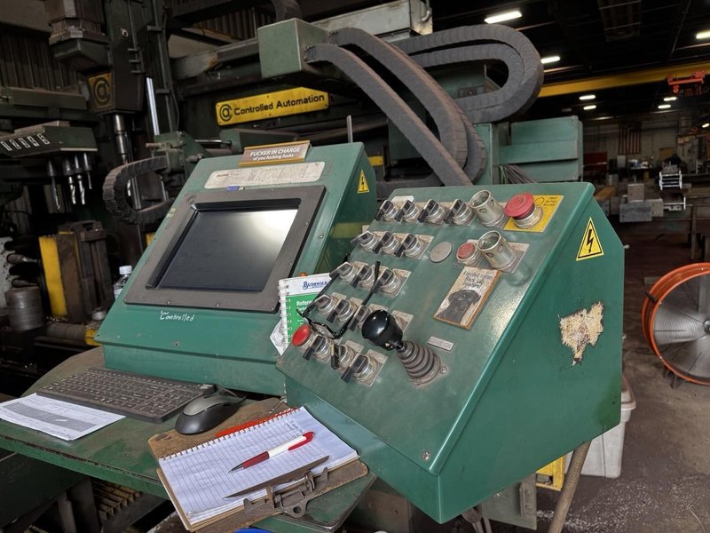Controlled Automation DRL-348TC 3-Spindle Beam Drill, 2009