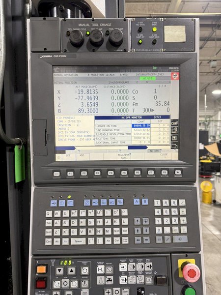 Okuma Millac 800VH 5 Axis CNC Universal Machining Center – Pallet Changer Mill