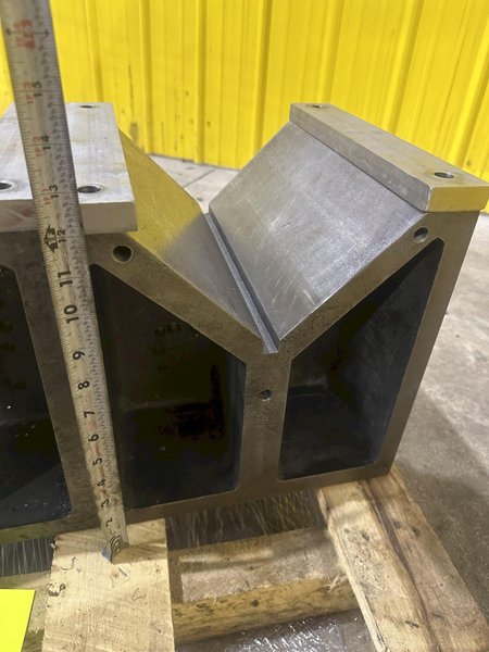 (2)12&quot; X 12&quot; X 12&quot; V PRECISION WORK HOLDING V-BLOCKS: STOCK #23512