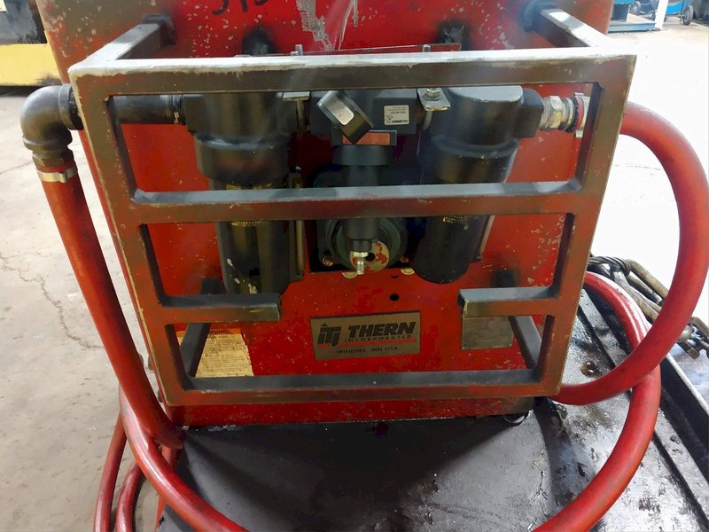 9,000 LBS THERN MODEL #943MDN PORTABLE PNEUMATIC DIE REMOVAL WINCH: STOCK #13457