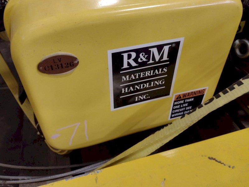 2 TON X 13' CONTRX CRANES / R&amp;M HOIST UNDERSLUNG BRIDGE CRANE: STOCK #16541