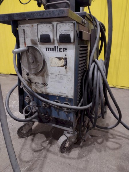 200 AMP MILLER  MODEL #CP-200 WELDER WITH MILLER WIRE FEEDER: STOCK #19660