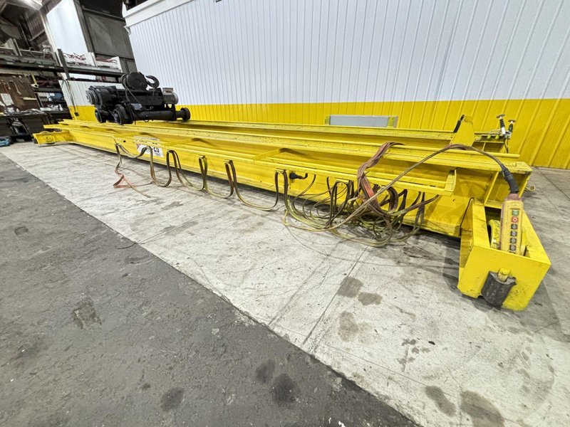 20 TON X 38' KRANCO OVERHEAD DOUBLE GIRDER BRIDGE CRANE: STOCK #21900