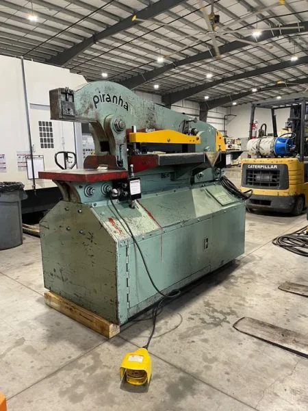 PIRANHA P-90  90 Ton Hydraulic Ironworker 1994’ USA 7118