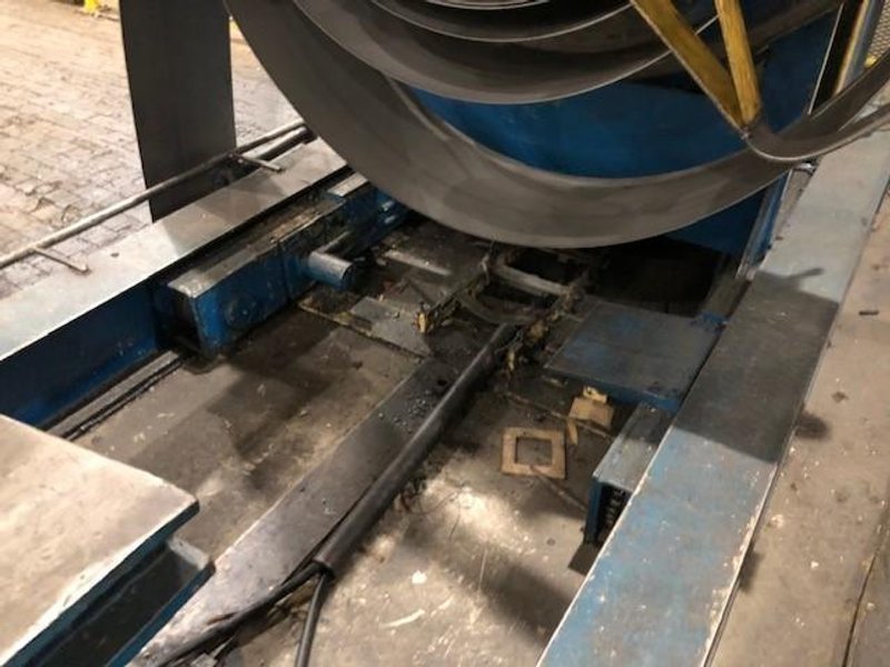 15,000 LB. AMERICAN STEEL LINE UNCOILER COIL CAR COMBO