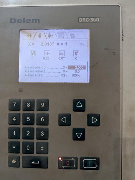 10′ x 1/2″ Pines SVR 3 Hydraulic Shear, 2008