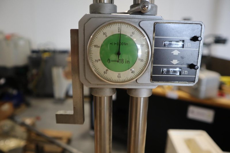 Height Gauge, 18" Double Column Dial Type, .001" Res- Auction Item