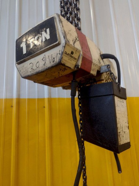 1 TON COFFING ELECTRIC CHAIN HOIST: STOCK #17407