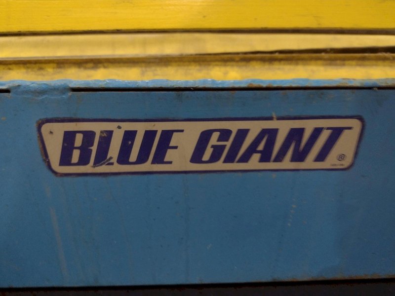 8,000 LBS X 108" X 84" BLUE GIANT MODEL #SEDPH 53-208 HYDRAULIC LIFT TABLE / ELEVATING DOCK: STOCK #22330