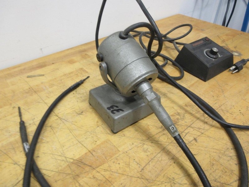 Falcon Tool Co. Spindle Drive Unit with Foredom Variable Speed Control, and Flexible Drive Shafts- Auction Item