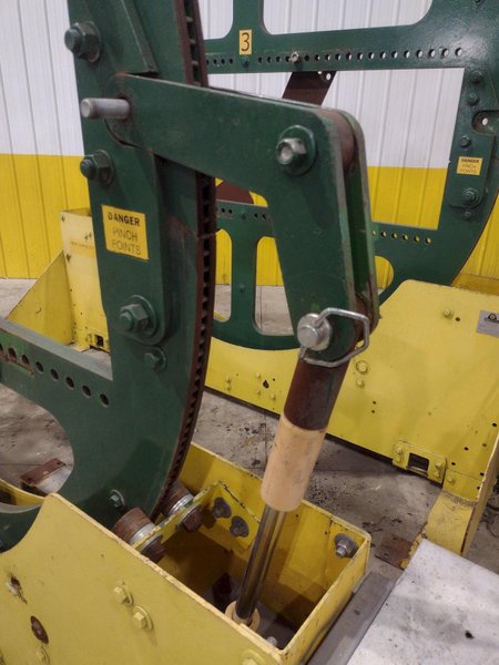 11,600 LBS RIMCO MODEL #R5-2450 ROTATOR POWERED I-BEAM ROLLOVER / ROTATOR MACHINE: STOCK #23597