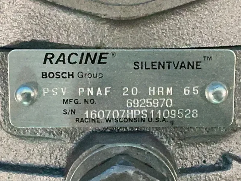 RACINE SILENTVANE HYDRAULIC VANE PUMP  -  PSV PNAF 20 HRM 65
