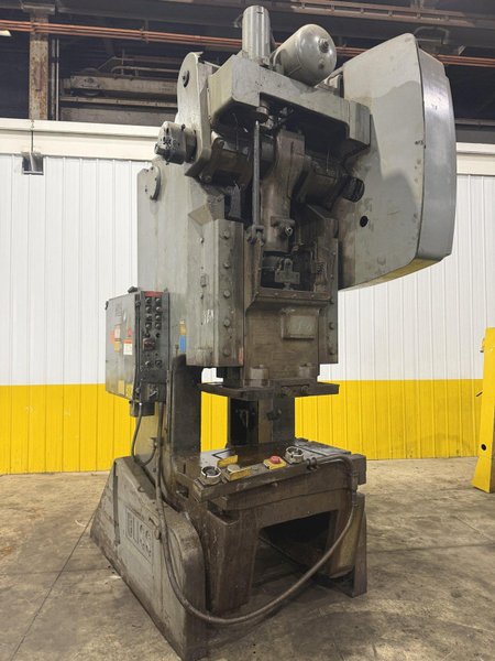 110 TON BLISS MODEL #C-110 OBI STAMPING PUNCH PRESS 6" STROKE : YOBRO #24268