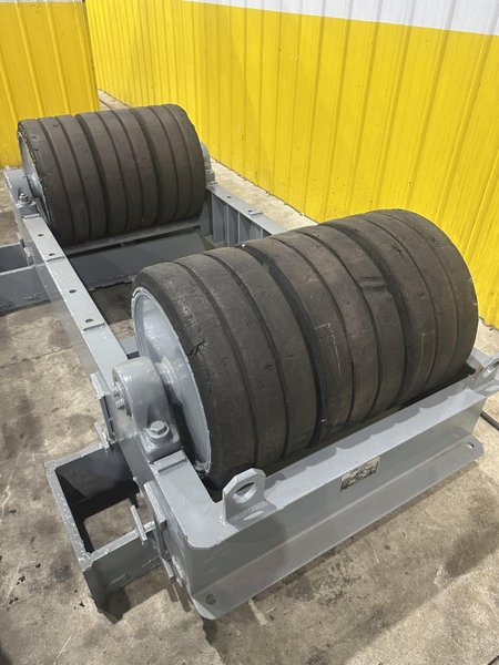 120 TON (240,000 LBS) RANSOME PANDJIRIS POWERED TANK TURNING ROLLS, POWER &amp; IDLER: STOCK #23142