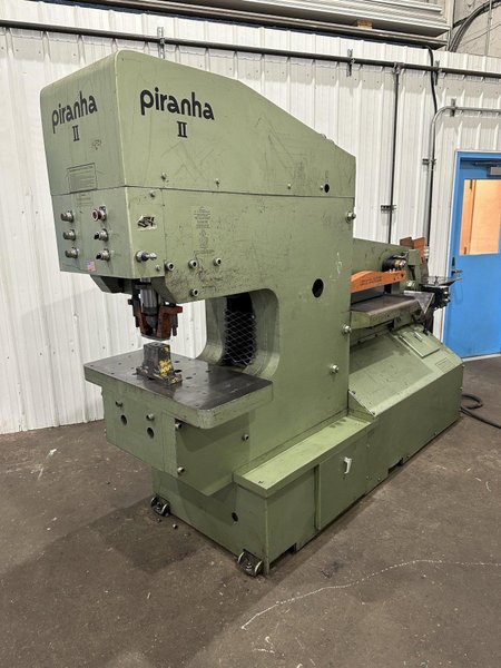 140 TON PIRANHA model P11-140 HYDRAULIC IRONWORKER : STOCK #77765