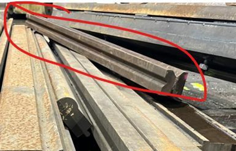 4&#039; X 3-WAY (1&quot;, 1.5&quot;, 2&quot; OPENING) BOTTOM BRAKE DIE: STOCK #19020