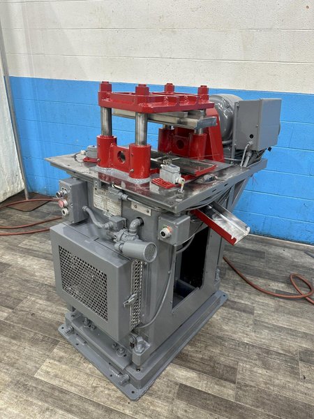 12 TON TISHKEN 4 POST CUTOFF PRESS: STOCK #78450