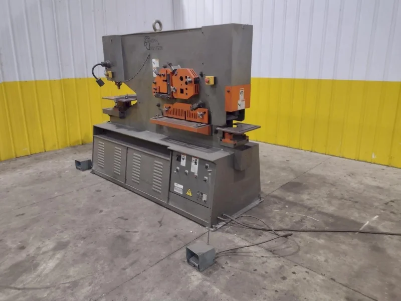 135 TON SPARTAN MODEL #IW135DX HYDRAULIC IRONWORKER STOCK# 4203