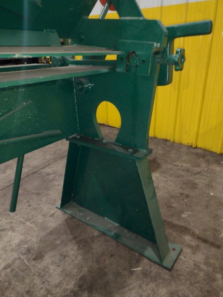8&#039; x 16 GAUGE TENNSMITH MODEL #HB97-16 MANUAL HAND APRON BENDING BRAKE: YOBRO #24388