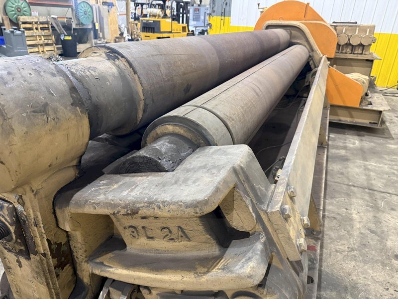 12' X 1/2" WEBB MODEL #9L-2A 3 ROLL INITIAL PINCH PLATE ROLL: YOBRO #25845