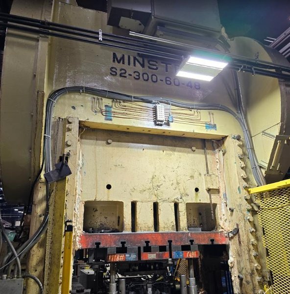 300 Ton Minster Straight Side Press