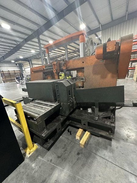22″ x 30″ Cosen C-7656RNC Horizontal Dual Column Band Saw, 2013 – Digital Control