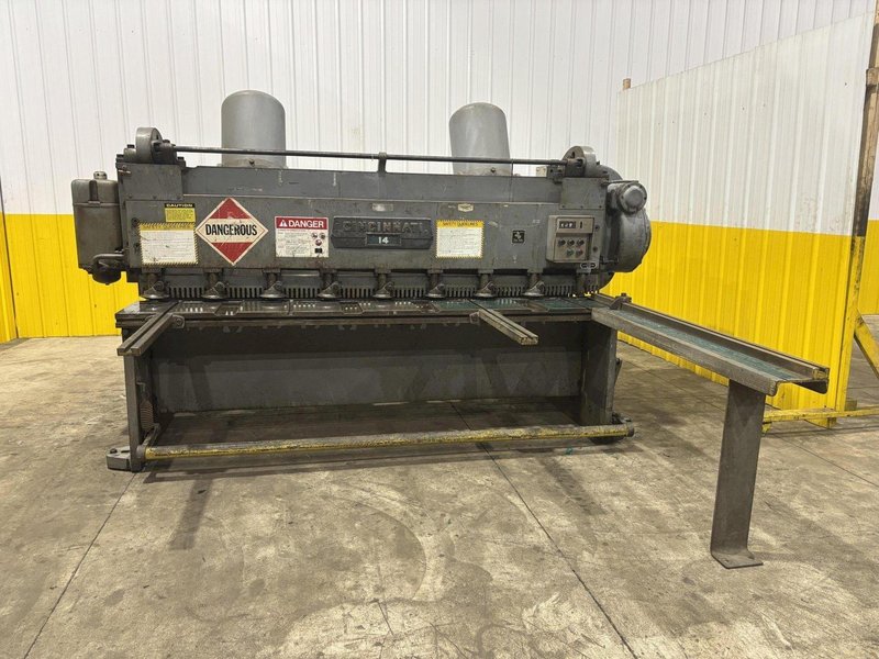 8' x 3/16" CINCINNATI MODEL #1408 MECHANICAL POWER SQUARING SHEAR: STOCK #22769