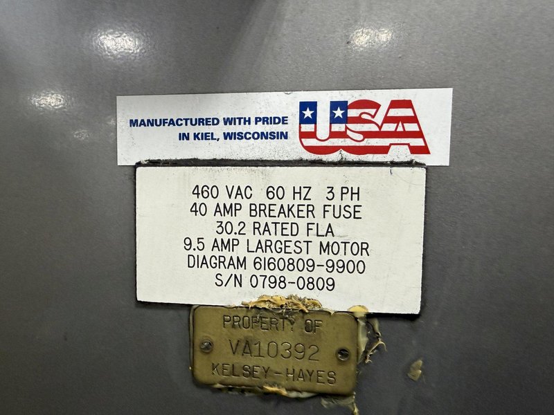 12" X 12" STOELTING MODEL #AQF-112 AQUAFORCE STAINLESS STEEL GAS FIRED CONVEYOR STYLE PARTS WASHER: YOBRO #26167