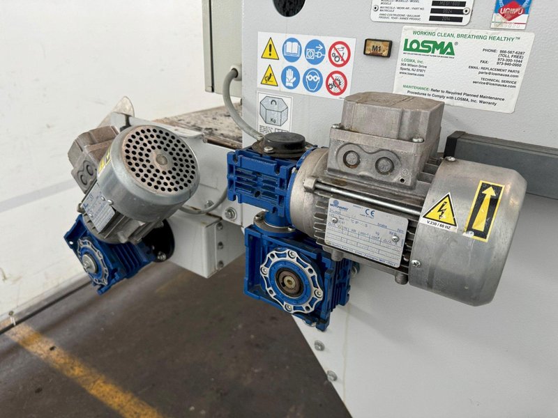 24" LOSMA MASTER MEDI-600 PAPER BAND COOLANT FILTRATION SYSTEM. (NEW IN 2014) STOCK # 0685324