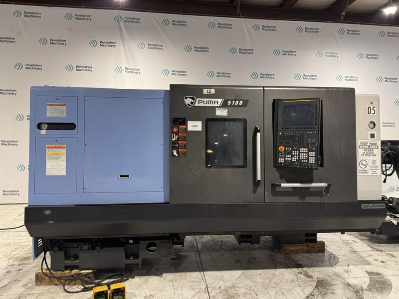 Doosan 5100B CNC Lathe, 2023 – 24″ Chuck, Tool Setter